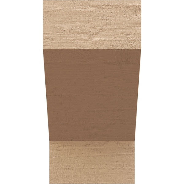 10in. W X 10in. D X 20in. H Series 2 Wide Clemmons Rough Cedar Woodgrain TimberThane Corbel, Tan